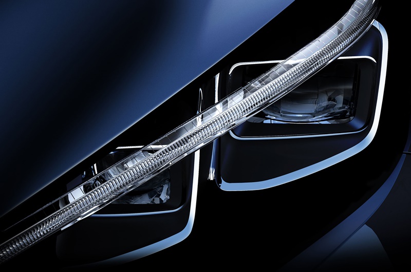 2018 Nissan Leaf headlight teaser