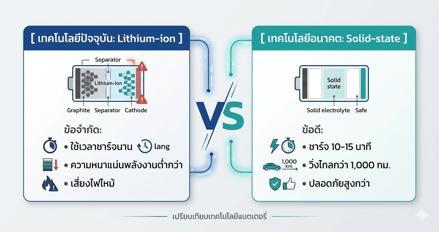การเดิมพันกับ Solid-State Battery