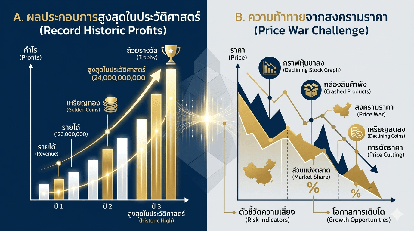 กำไรสูงสุดประวัติการณ์ VS สงครามราคาในจีน