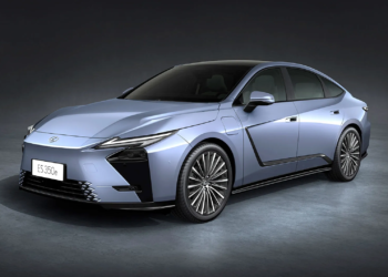 2026 lexus es 350e front blue