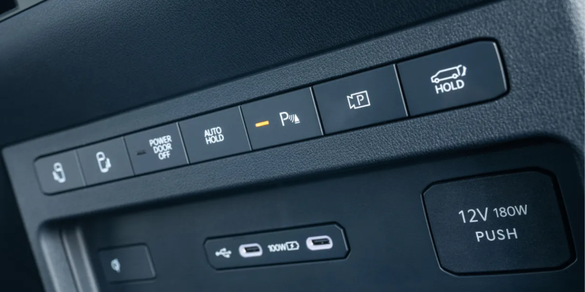 Kia PV5 climate controls
