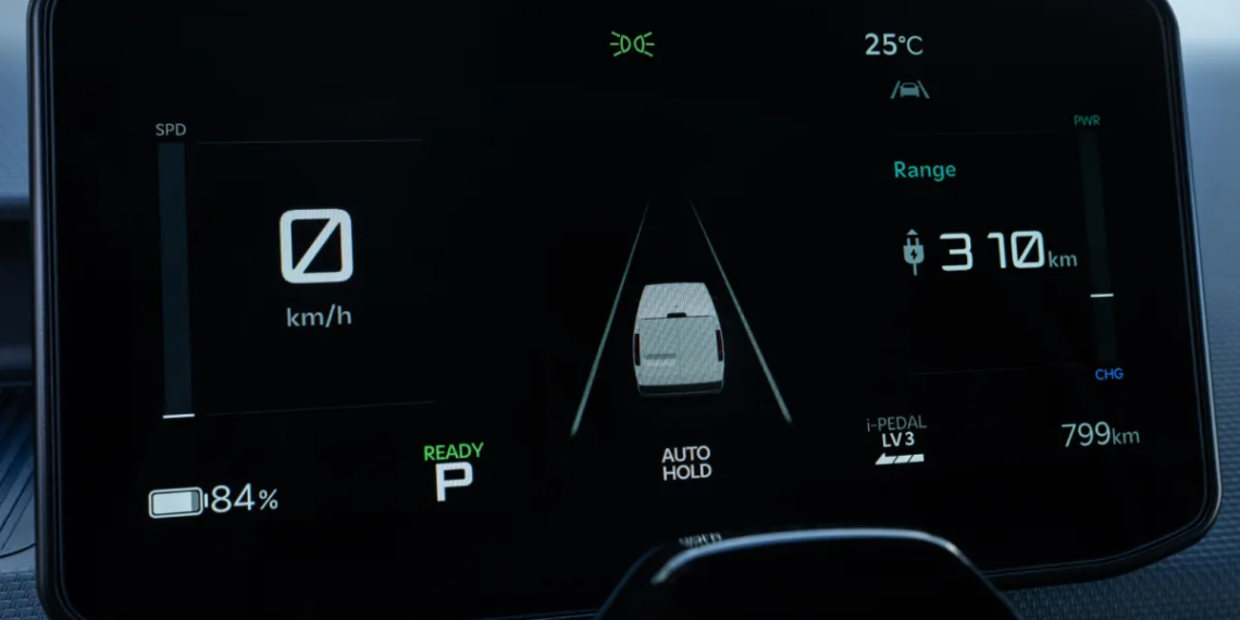 Kia PV5 driver display