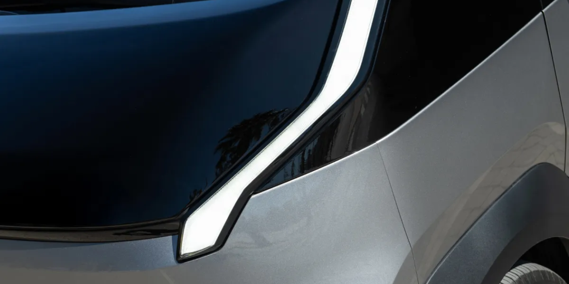 Kia PV5 headlight detail